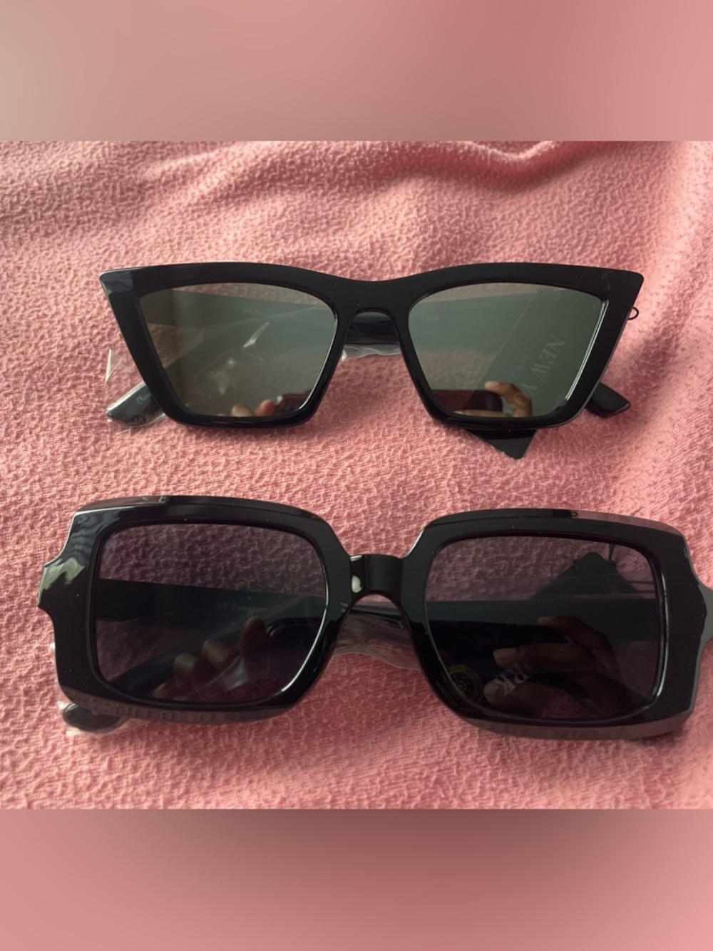 Black Women's Fashion Sunglasses - Classic Square Frames